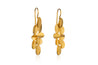 #1047 Glittertind long, hanging earrings on hook