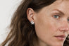 #1049 Glittertind medium stud earrings