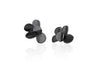 #1049 Glittertind medium stud earrings