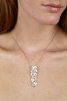 SALE SALG 40% off #1122 Glimmer Lyng long pendant with diamonds