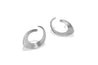 SALE / SALG 40% OFF #1131 Ergo large silver earrings